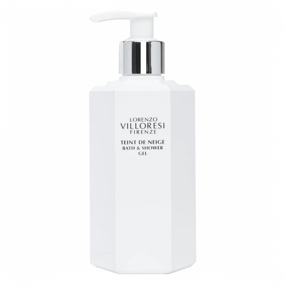 Lorenzo Villoresi Teint De Neige Bath and Shower Gel 250ml luxury powdery floral body wash available online