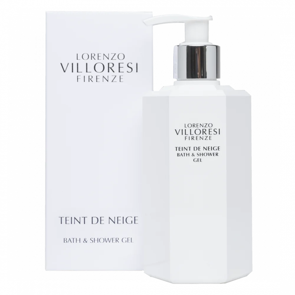 Lorenzo Villoresi Teint De Neige Bath and Shower Gel 250ml luxury powdery floral body wash available online