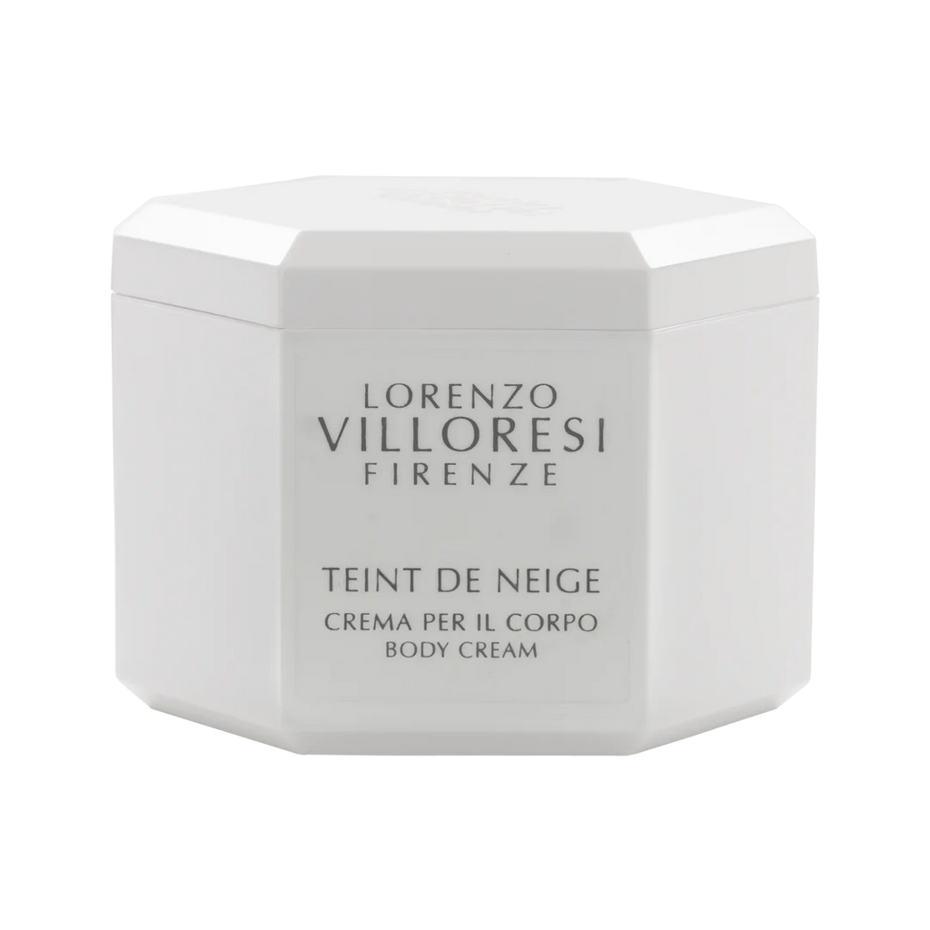 Lorenzo Villoresi Teint De Neige Body Cream 200ml luxury body moisturizer – Shop Now Online