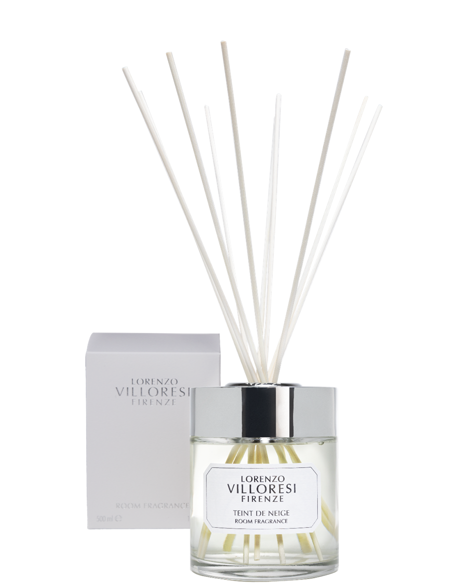 Lorenzo Villoresi Teint de Neige room fragrance diffuser 500ml with sticks Shop Now Online