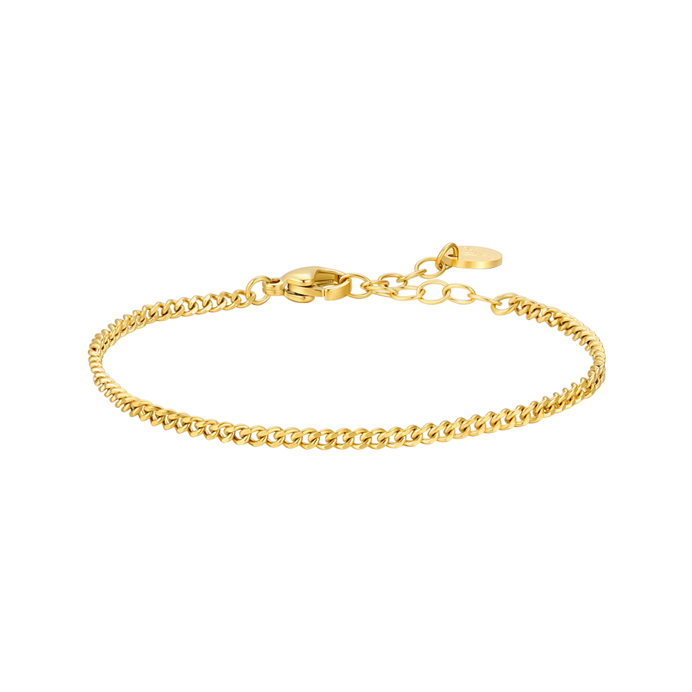 Luca Barra Kid's IP Gold Steel Bracelet