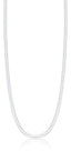 Luca Barra Women’s Silver Steel Snake Necklace – sleek minimalist jewelry, Shop the Latest Online