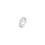 Luca Barra women’s steel ring with a minimalist and elegant design, available at Paris Gallery Qatar