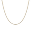 Luca Barra gold plated steel tennis necklace with white zirconia – Order Online Today