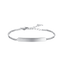 Luca Barra kid’s silver steel bracelet with plate — Now Online