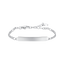 Luca Barra kid's silver steel bracelet with polished plate – Shop the Latest Online.