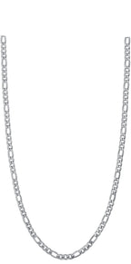 Luca Barra men's silver steel chain necklace — Now Available Online