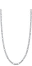 Luca Barra men's silver steel chain necklace — Now Available Online