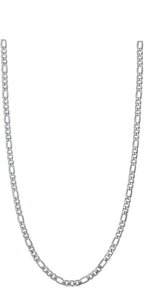 Luca Barra men's silver steel chain necklace — Now Available Online