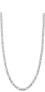 Luca Barra men's silver steel chain necklace — Now Available Online