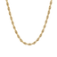 Luca Barra women's IP gold steel necklace twisted-rope chain – Available Online Today