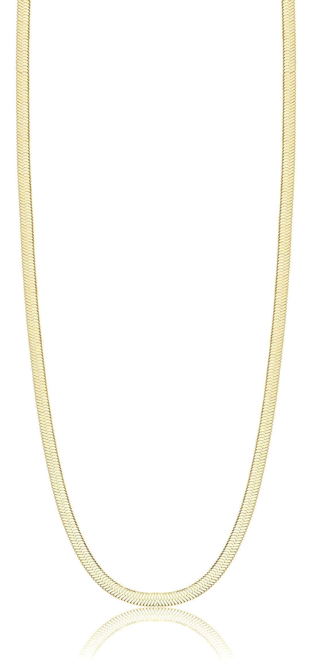 Luca Barra women’s IP gold steel snake necklace – Available for Online Purchase