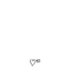 Luca Barra women’s heart-shaped steel earrings – Find Online Today