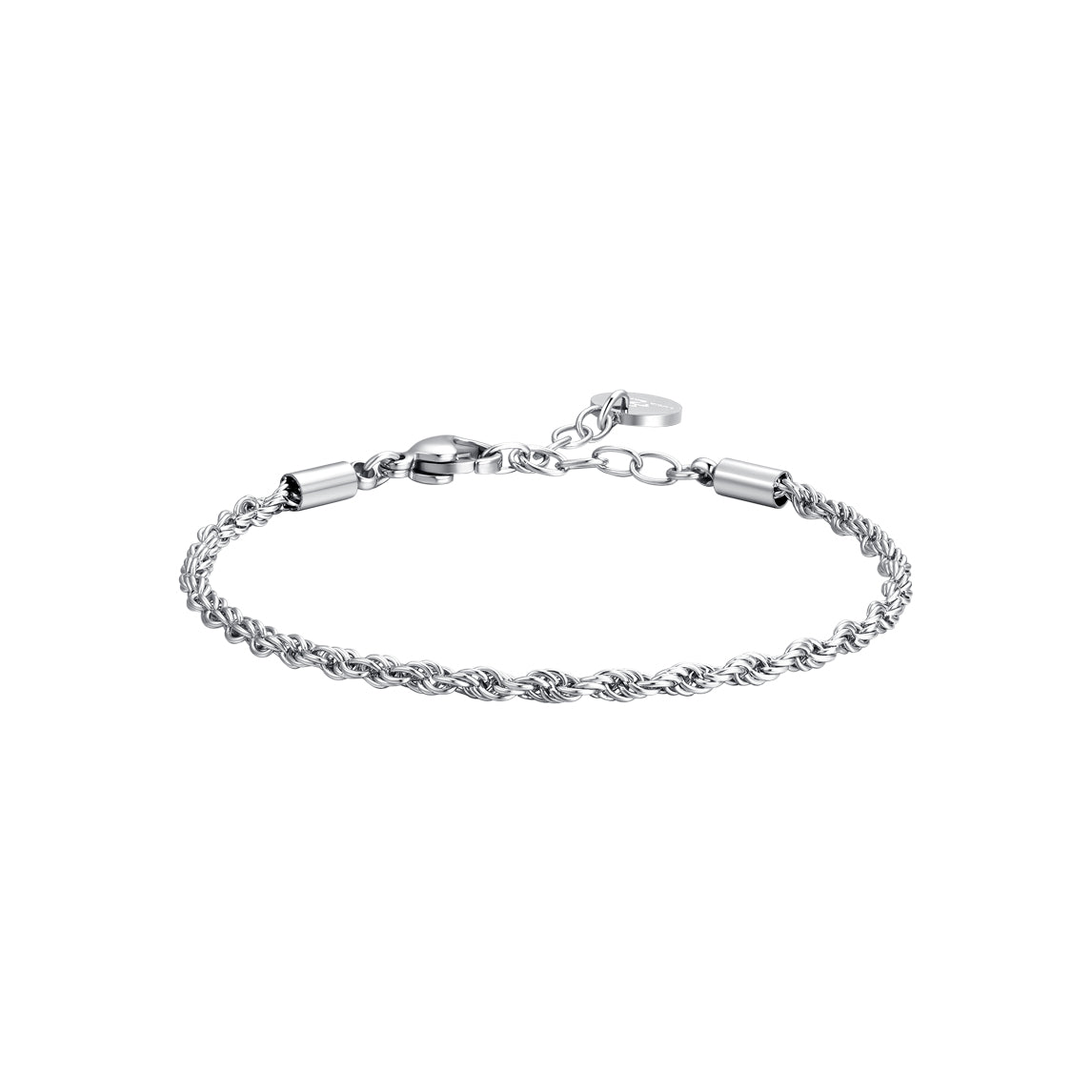Luca Barra Women's Silver Steel Bracelet