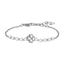 Luca Barra women’s steel bracelet with four-leaf clover and white synthetic pearls, polished silver design – Shop the Latest Online