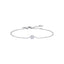 Luca Barra women’s steel bracelet with white crystal centerpiece – Order Online Today