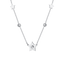 Luca Barra women’s steel necklace with stars and white zircon – Order Online Today