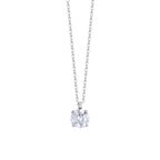Luca Barra women’s steel necklace with white crystal – Shop the Latest Online