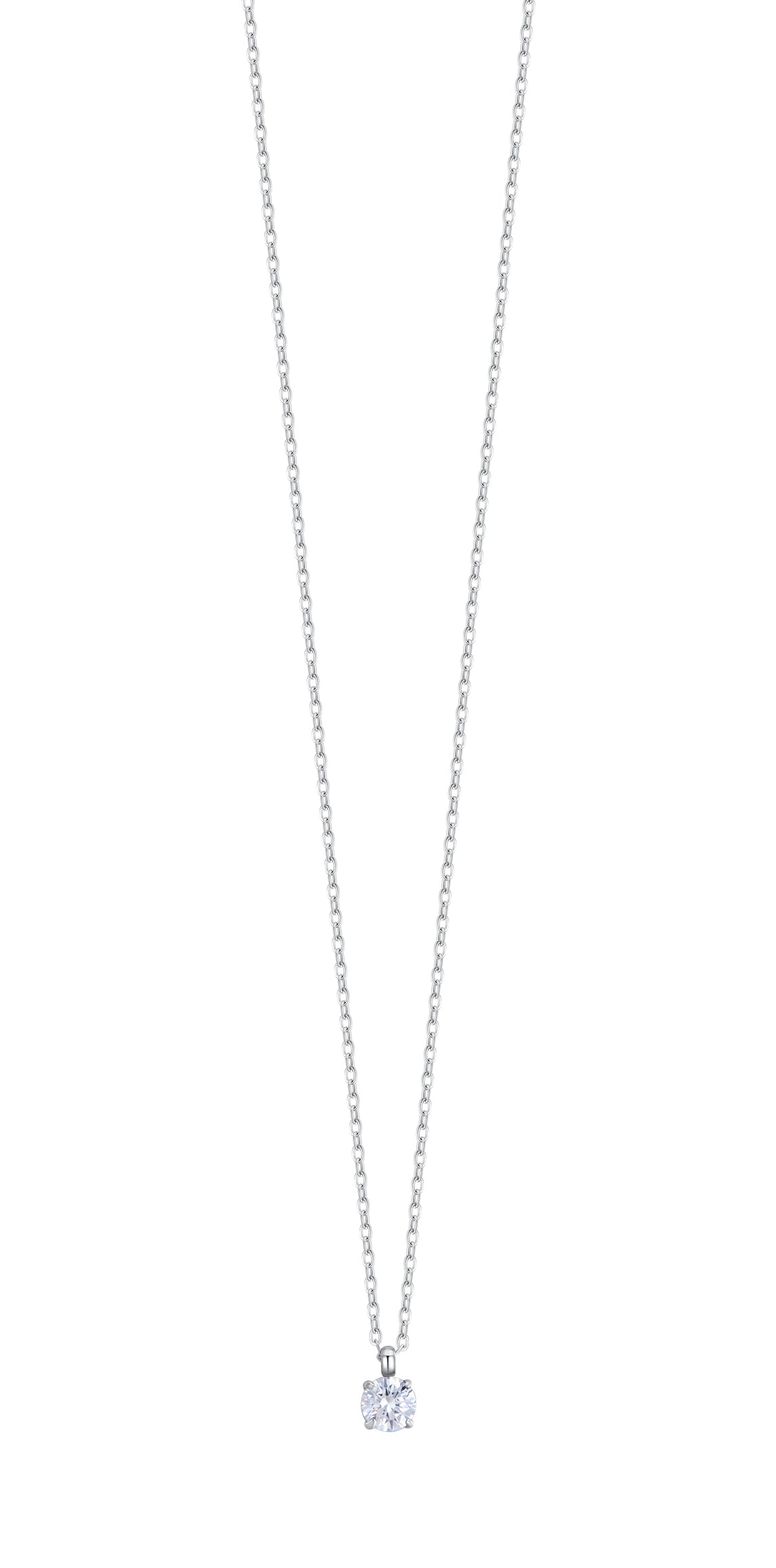 Luca Barra women’s steel necklace with white crystal – Shop the Latest Online