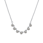 Luca Barra women's steel necklace with white crystals – Find Online Today