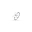 Luca Barra women’s steel ring with butterfly design and white zirconia, elegant adjustable jewelry, find online