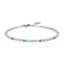 Luca Barra women’s steel tennis bracelet with multicolored zirconia stones – Shop the Latest Online