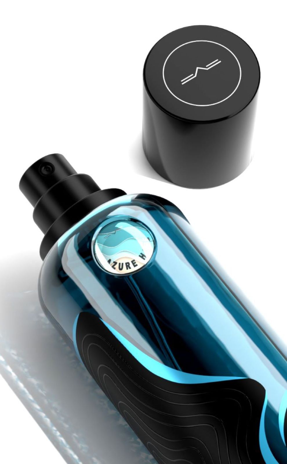 M.INT Azure Haze Eau de Parfum 75ml fresh fragrance bottle available at Paris Gallery Qatar