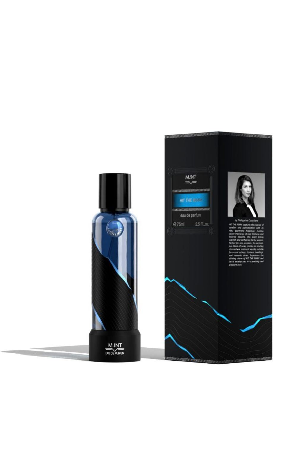 M.INT Hit The Mark Eau de Parfum 75ml modern aromatic fragrance bottle – Order Online Today at Paris Gallery Qatar