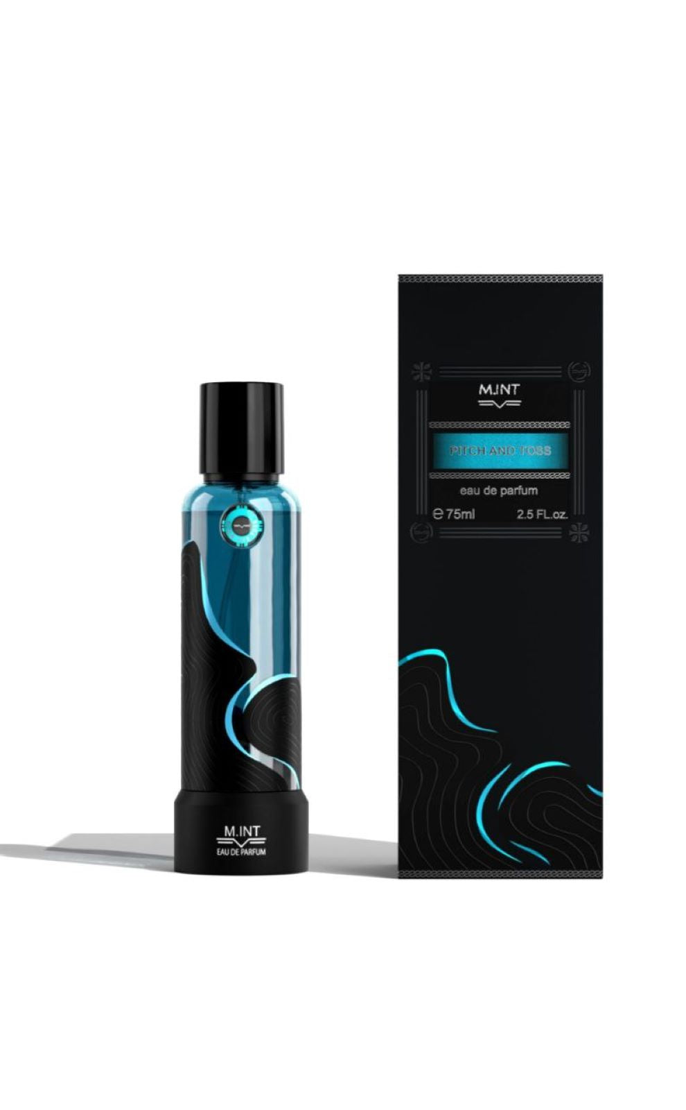 M.INT Pitch And Toss Eau de Parfum 75ml fresh aromatic fragrance bottle – Now Online at Paris Gallery Qatar