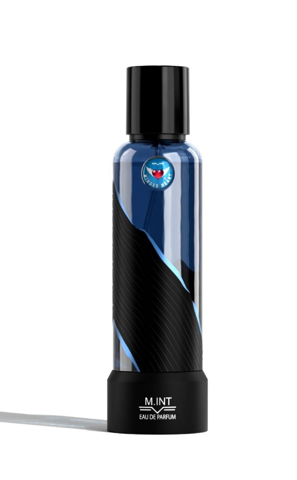M.INT Winged Heart Eau de Parfum 75ml modern aromatic fragrance bottle – Available for Online Purchase at Paris Gallery Qatar