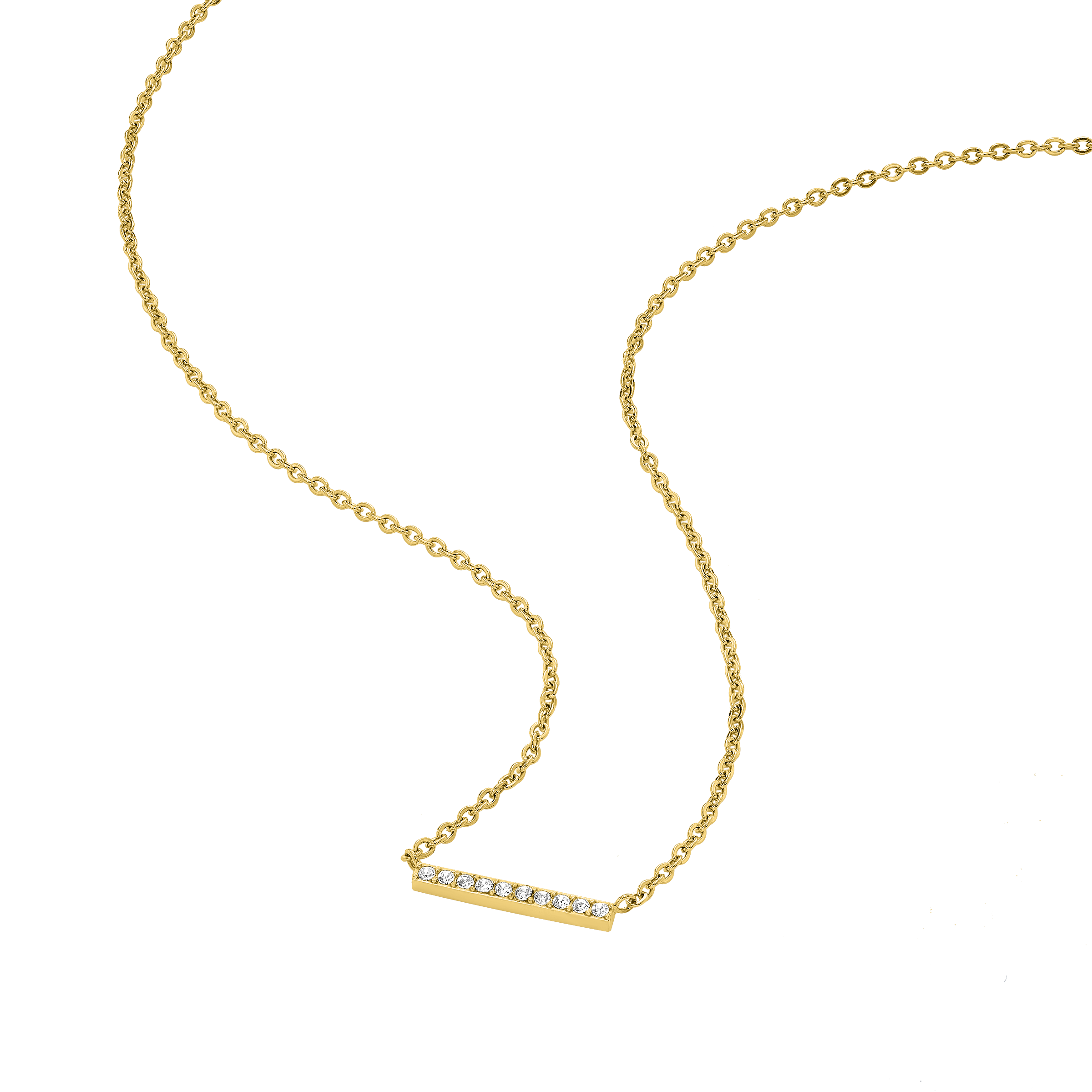 Police Medellin Crystals Sleek Necklace