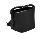 MUNI Women’s Leather Bucket Bag with Chain Handle