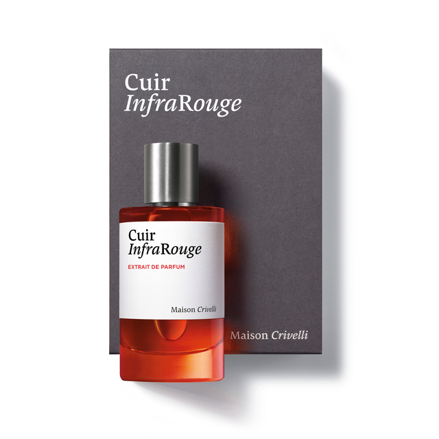 Maison Crivelli Cuir Infrarouge Extrait 100ml niche leather perfume luxury fragrance Available for Online Purchase Paris Gallery Qatar
