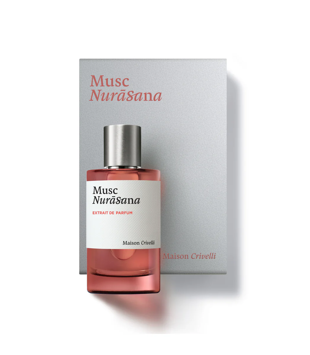 Maison Crivelli Musc Nurasana Extrait 100ml musk niche fragrance soft luxury scent Now Online Paris Gallery Qatar