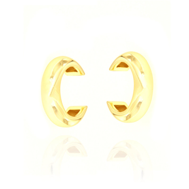 Maison Gioielli Firenze women's gold-plated sterling silver Halstein ear cuff