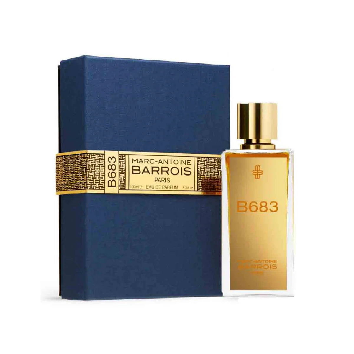 Marc-Antoine Barrois B683 Eau De Parfum 100ml unisex fragrance bottle with gold finish