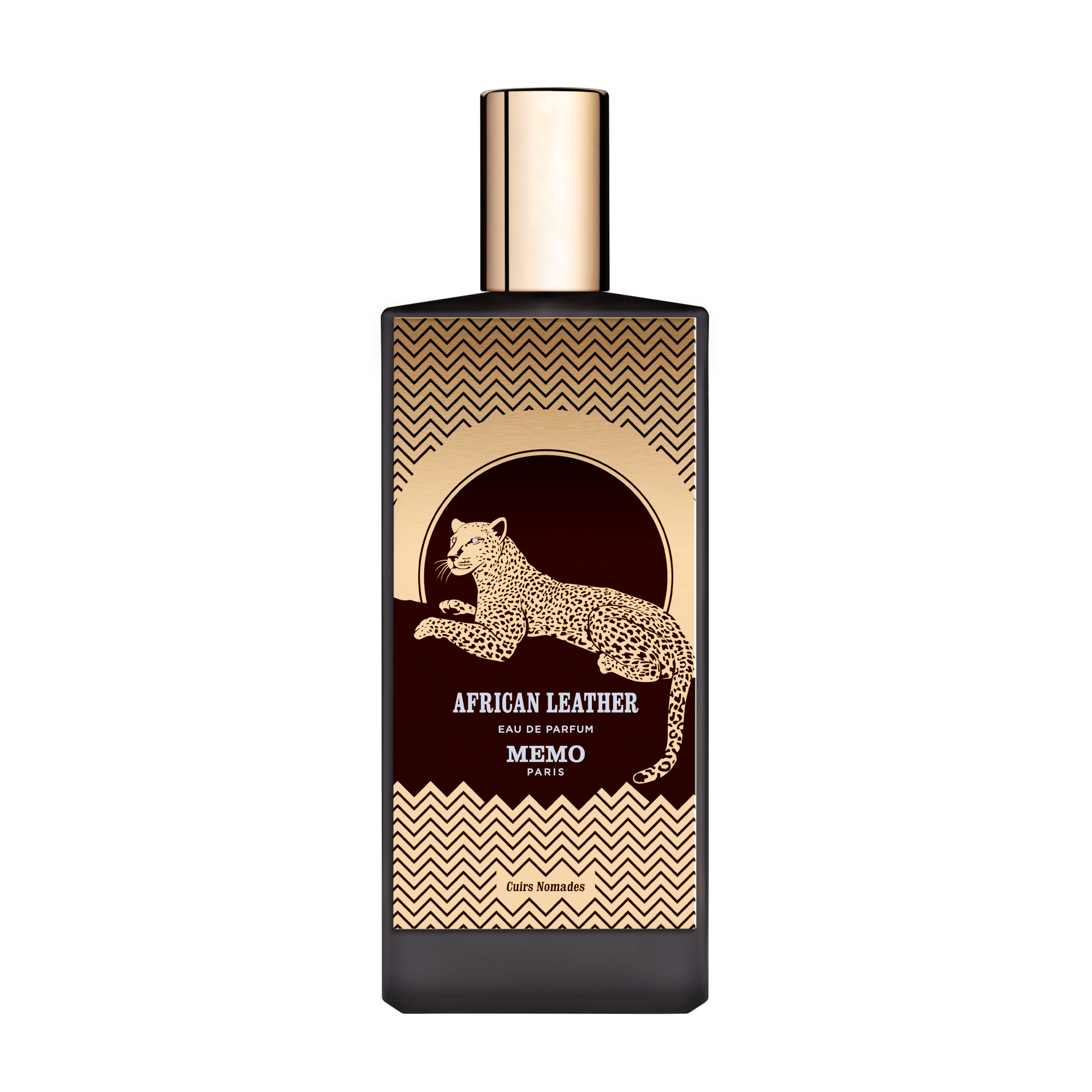 Memo African Leather Eau De Parfum 75ml luxury fragrance bottle with box leather spicy scent Paris Gallery Qatar Available for Online Purchase Main image