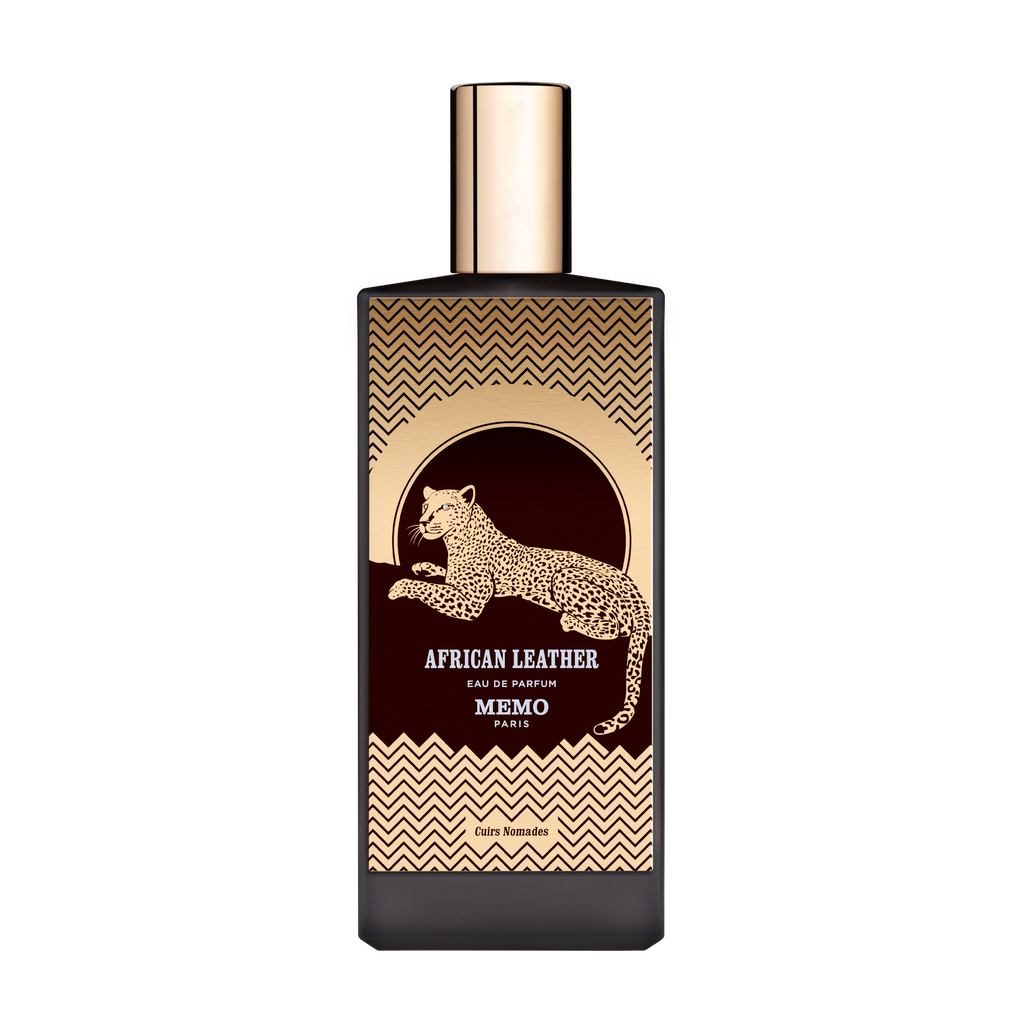 Memo African Leather Eau De Parfum 75ml luxury fragrance bottle with box leather spicy scent Paris Gallery Qatar Available for Online Purchase