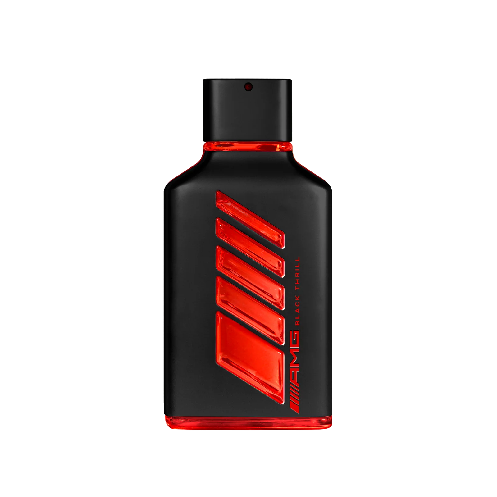 Front profile view of Mercedes-Benz Amg Black Eau De Parfum - 100ml. shop in Paris Gallery Qatar 