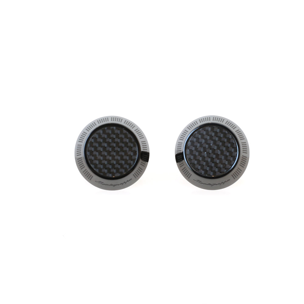 Montegrappa Miya IP Black Carbon Cufflinks Secondary image