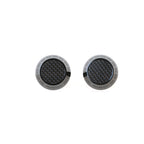 Montegrappa Miya IP black carbon cufflinks luxury men’s accessories – Available for Online Purchase