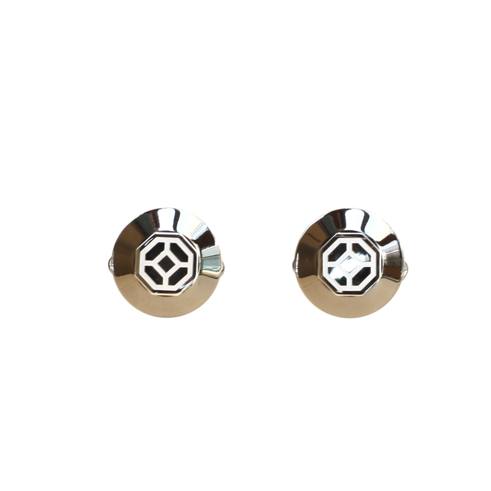 Montegrappa Signore gunmetal cufflinks luxury men’s accessories – Available for Online Purchase