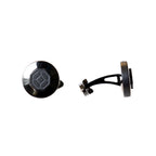 Montegrappa Signore PVD black cufflinks luxury men’s accessories – Available for Online Purchase