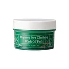 AXIS-Y Mugwort Pore Clarifying Wash Off Pack 100ml for pore care, excess sebum and clearer-looking skin