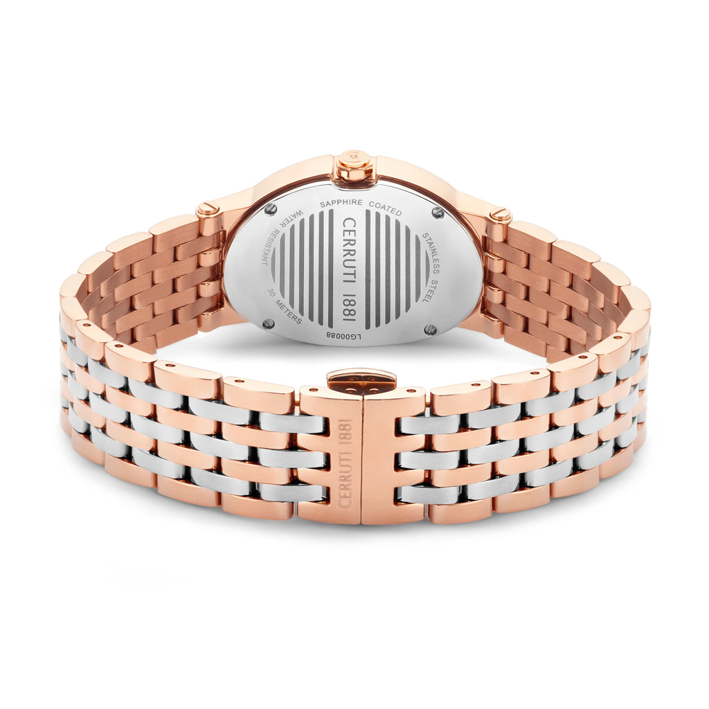 Cerruti 1881 Women Gold Gold Tenslog Strap Watch Watch
