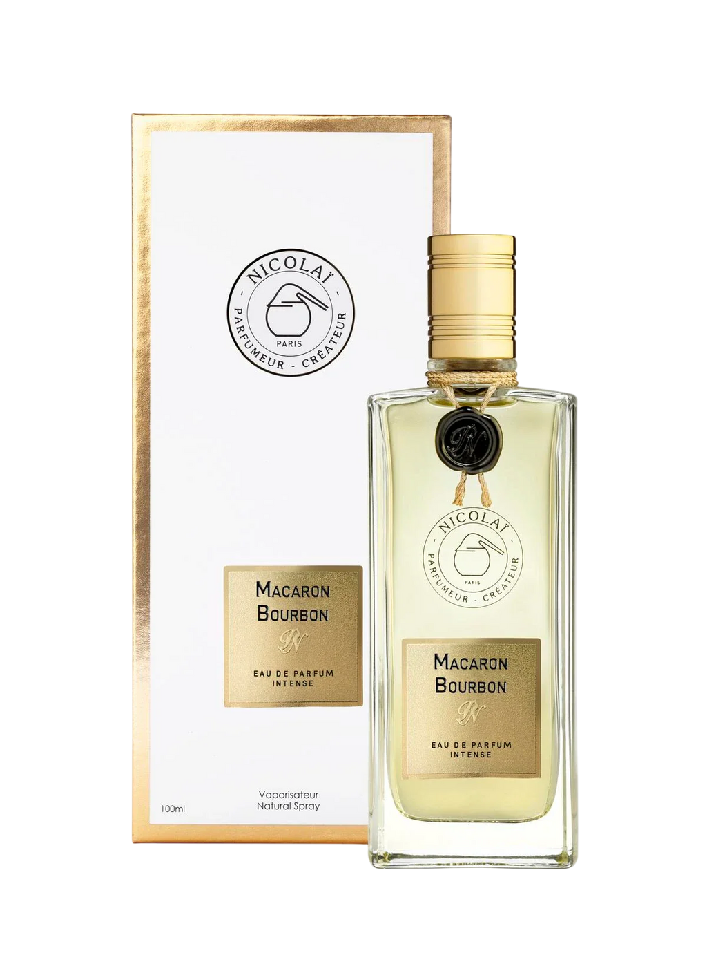 Nicolai Macaron Bourbon Eau de Parfum 100ml gourmand perfume bottle Available for Online Purchase