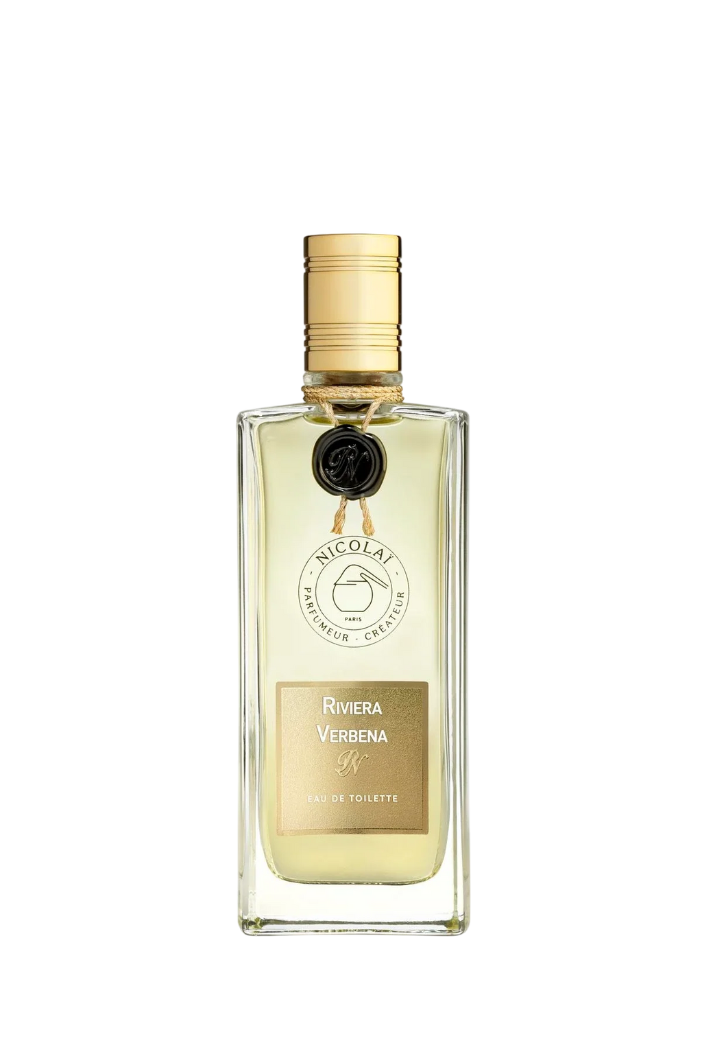 Nicolai Riviera Verbena Eau de Toilette 100ml luxury citrus aromatic fragrance bottle with retail packaging.