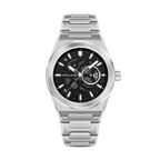 Police Steel Case, Black Dial, Steel Watch
