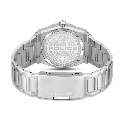 Police Steel Case, Black Dial, Steel Watch