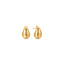 Luca Barra Ladies IP Gold Steel Earrings